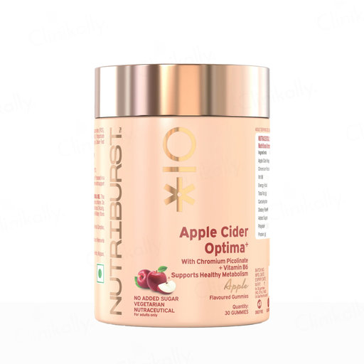 Nutriburst Apple Cider Optima+ Nutraceutical Gummies - Apple Flavour